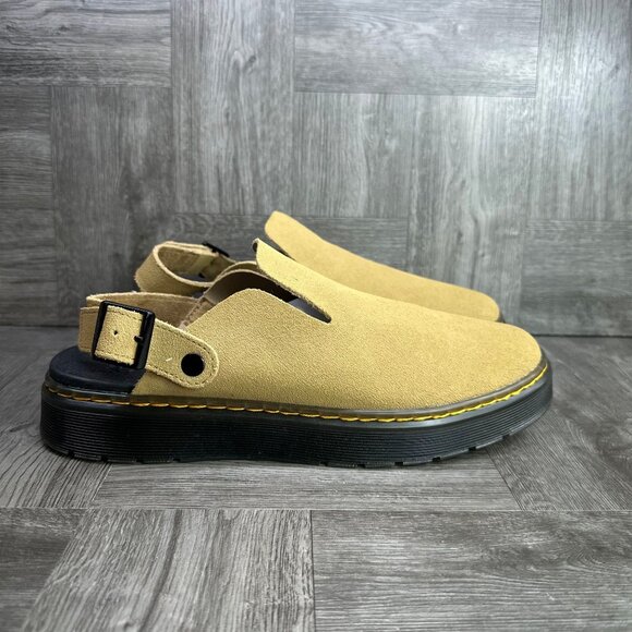 Dr. Marten's Carlson Men's size 11 Wheat Suede Slingback Shoes - Picture 1 of 8